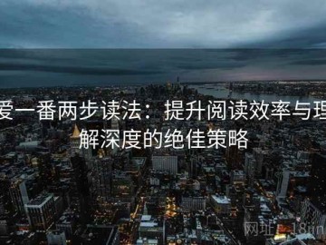 爱一番两步读法：提升阅读效率与理解深度的绝佳策略